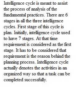 Week 3 Forum Intelligence Process